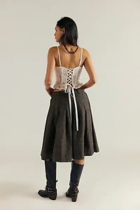 Banded Tulip Cropped Trousers
