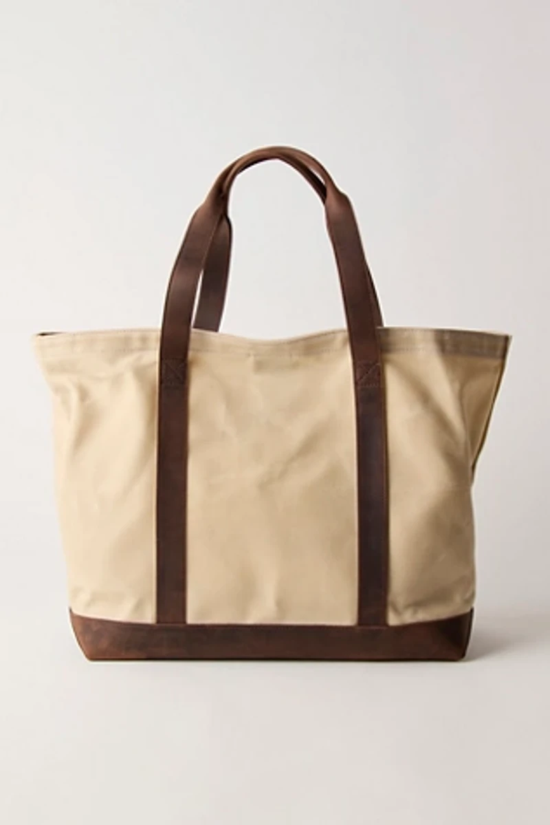 L.L.Bean Leather Trim Tote