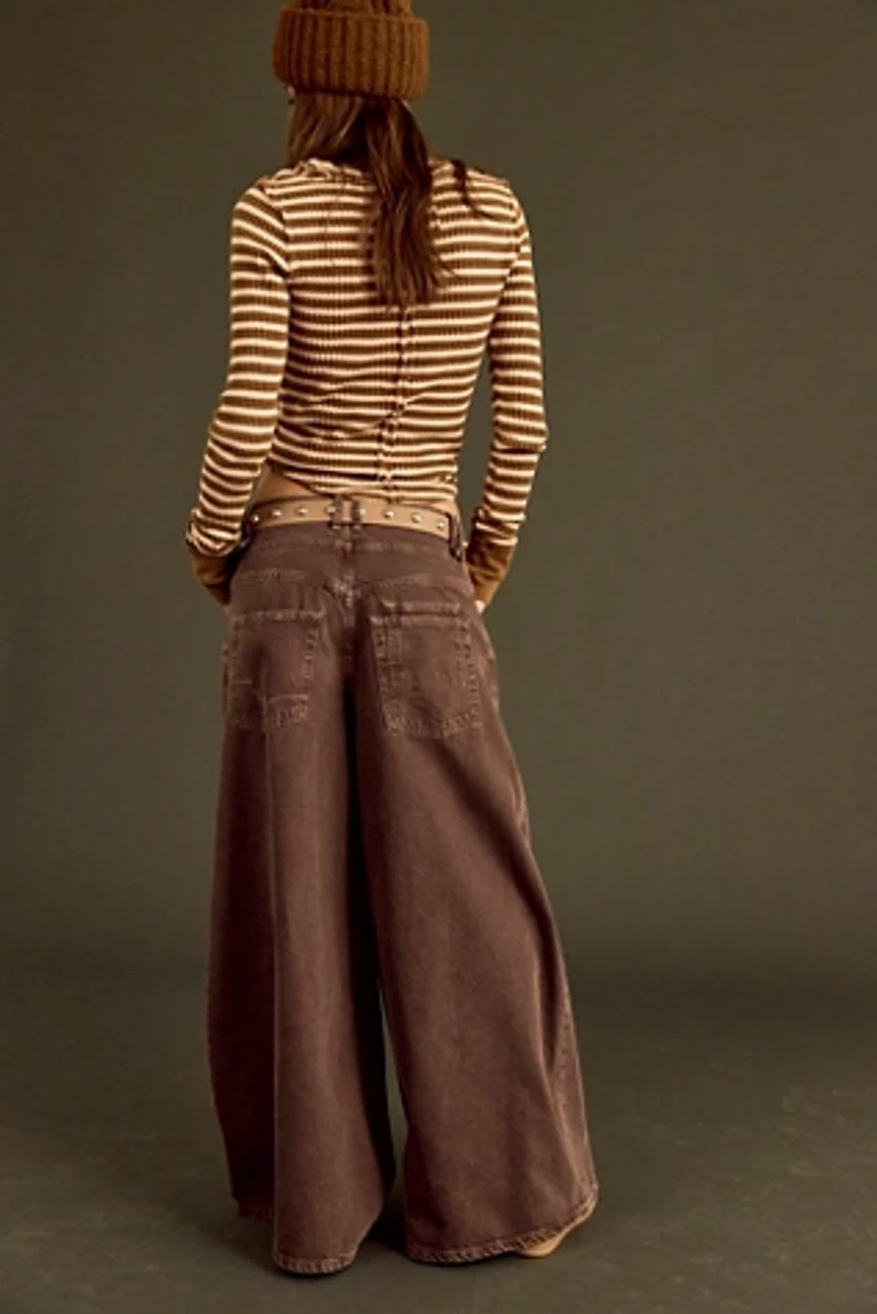 We The Free Give And Take Baggy Wide-Leg Jeans