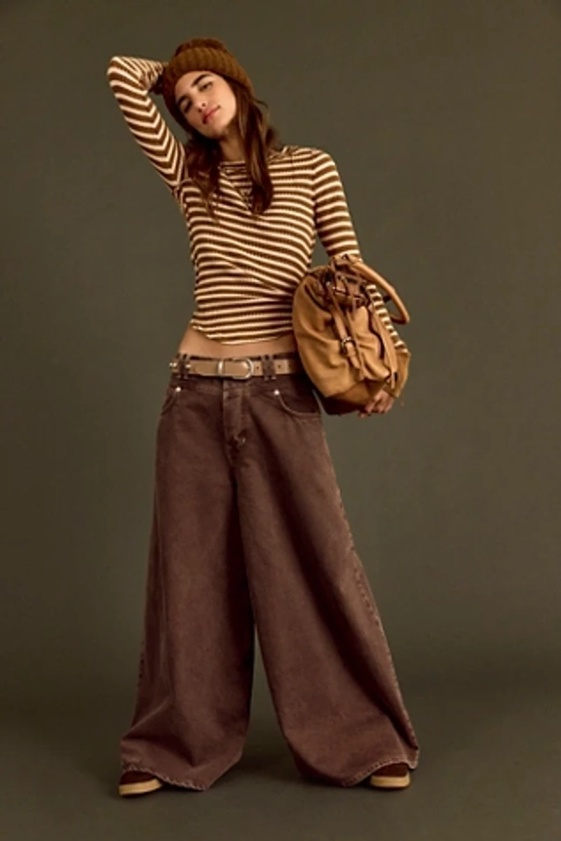 We The Free Give And Take Baggy Wide-Leg Jeans