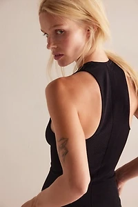 Sleek Rib Plunge Cami