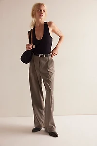 Sleek Rib Plunge Cami