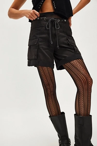 Chevron Lace Tights