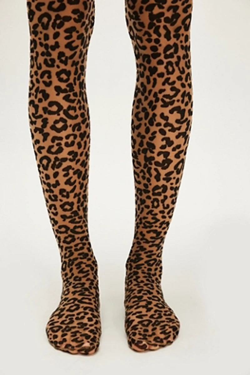 Leopard Tights