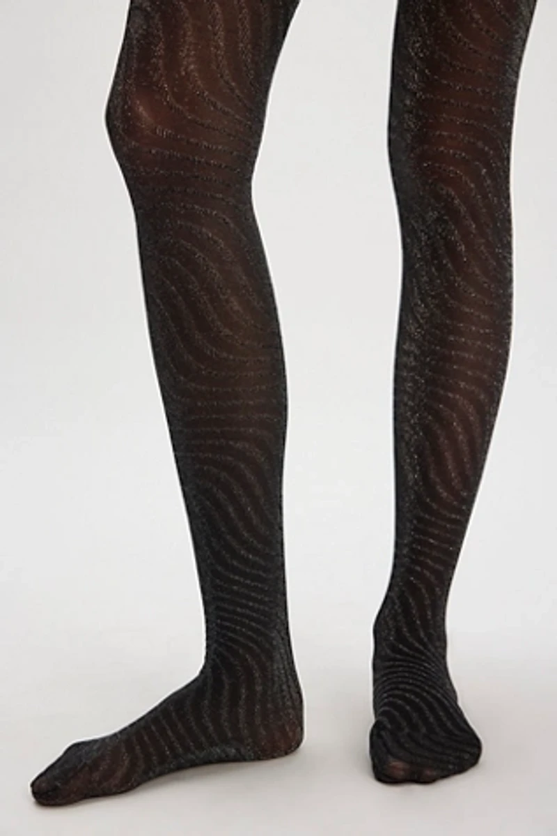 Metallized Wavelength Tights