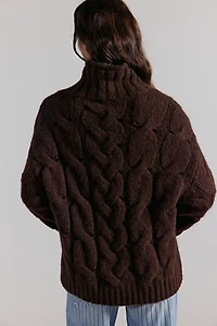 Clementine SoftSpun Cable Knit Pullover