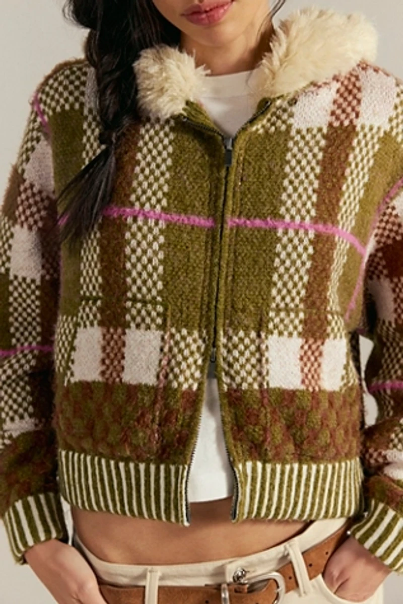 Namesake Faux Fur Lined Hoodie