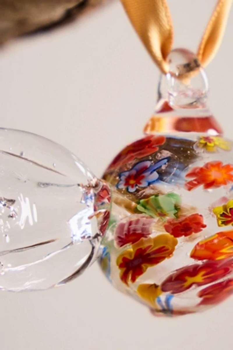 Handblown Glass Candy Ornament