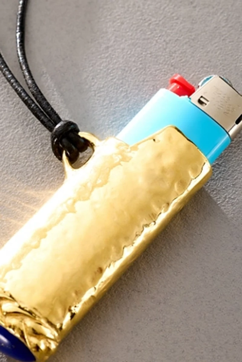 Pamela Love Small Gold Lighter Necklace