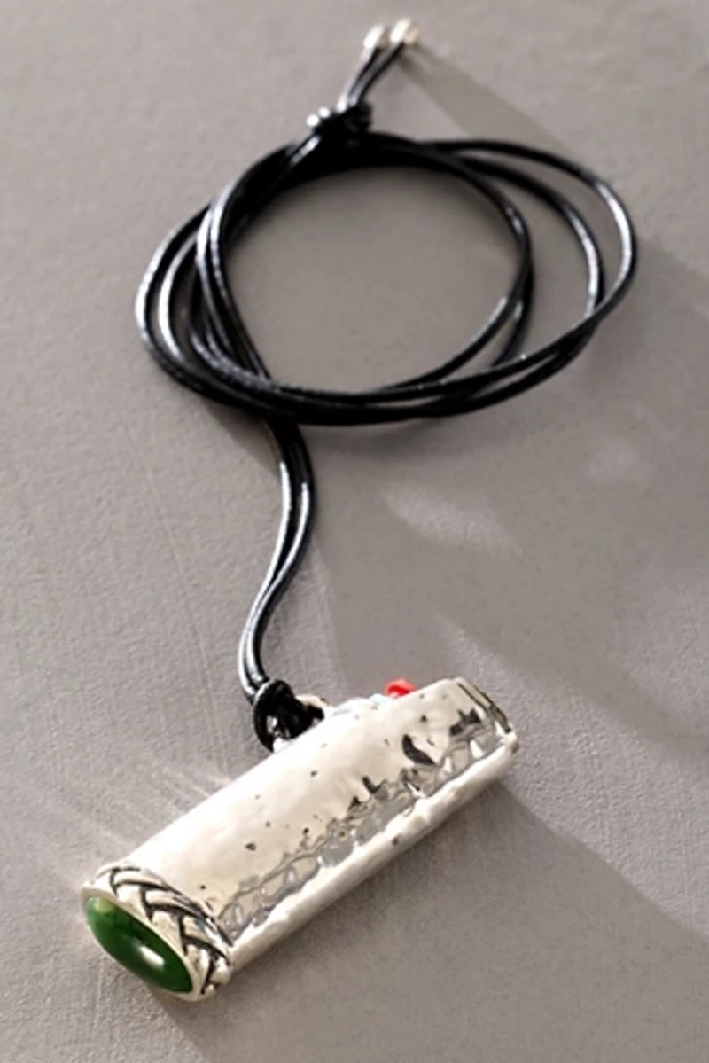 Pamela Love Small Silver Lighter Necklace