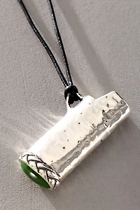 Pamela Love Small Silver Lighter Necklace