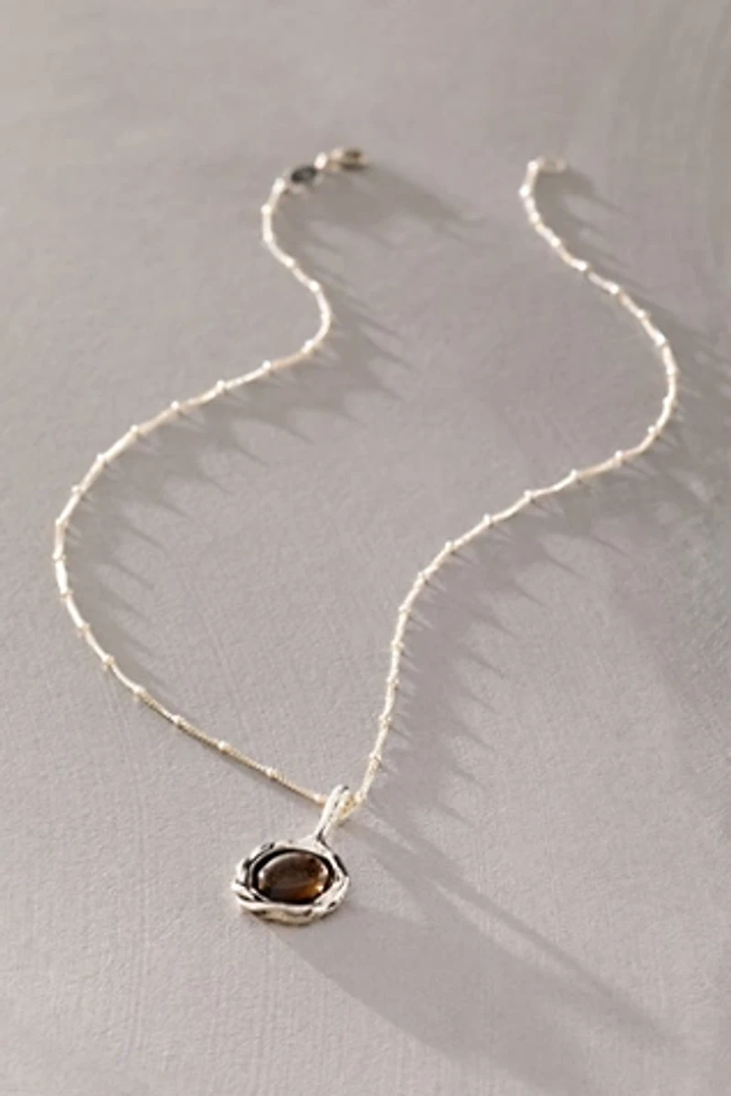 Pamela Love Braided Drop Pendant Necklace
