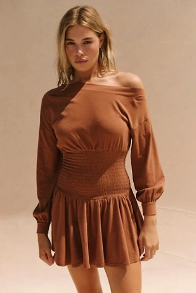 Scorching Hot Long-Sleeve Mini Dress