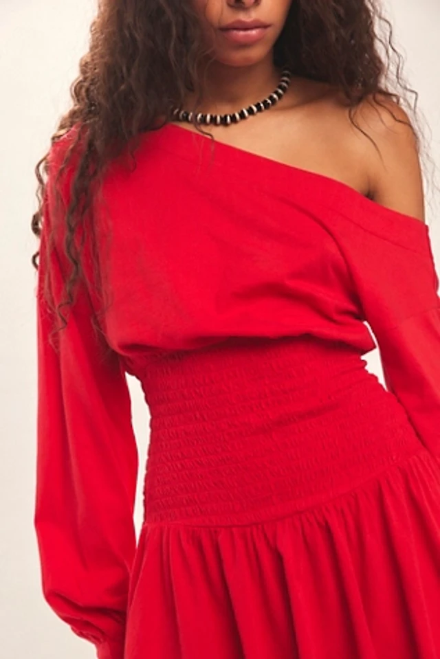 Francesca's Riley Floral Puff Long Sleeve Mini Dress | Pacific City