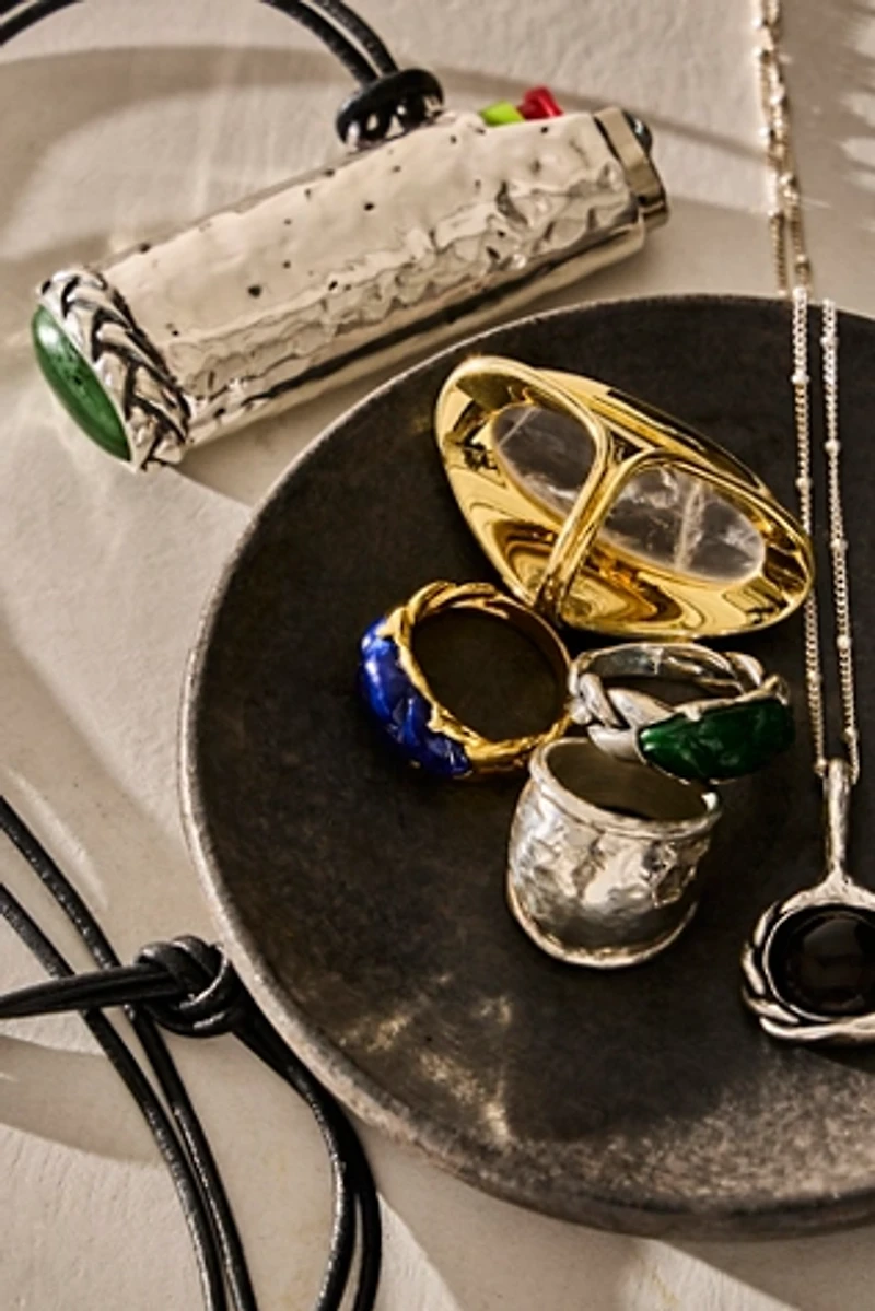 Pamela Love Hammered Radius Ring