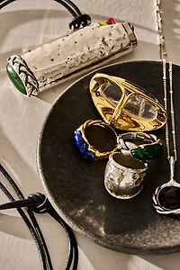 Pamela Love Hammered Radius Ring