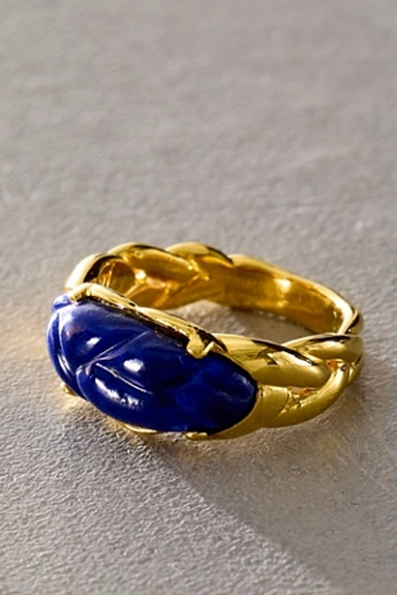 Pamela Love Braided Stone Ring