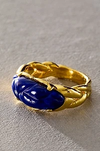 Pamela Love Braided Stone Ring