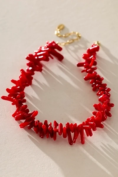 Kozakh Red Coral Anklet