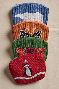 Cherry Forest Beaded Wallet