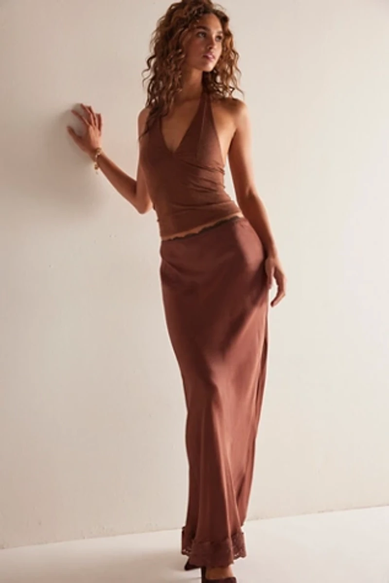 Still Here Lurex Halter Cami