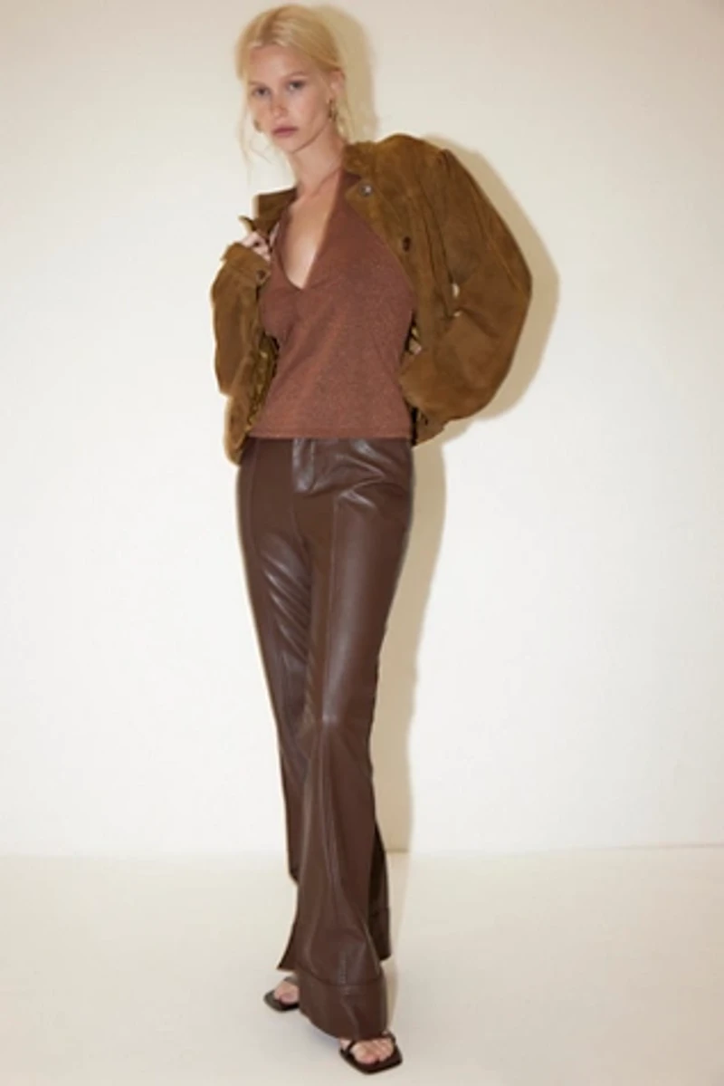 Still Here Lurex Halter Cami