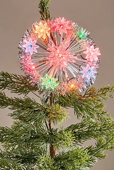 Snowflake Tinsel Tree Topper