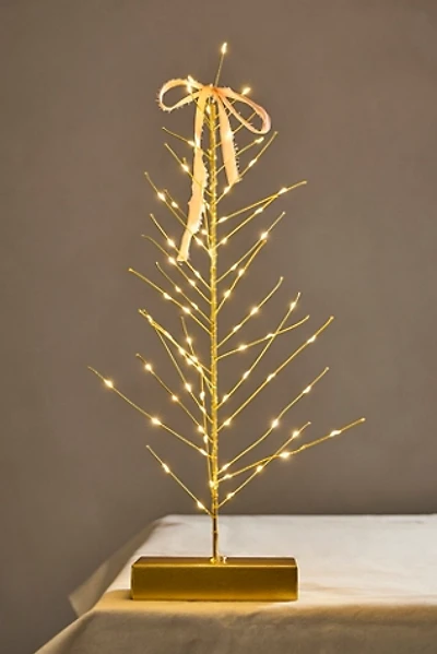 Festive Gold Tree Light