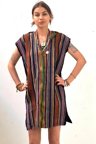 Anna Corinna Reworked Vintage Midnight Woven Smock Dress