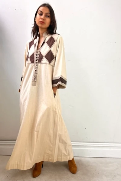 Vintage Hand Woven Sergio Bustamante Maxi Dress Selected by Anna Corinna