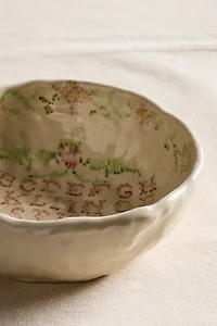 Alphabet Cross-Stitch Sampler Bowl