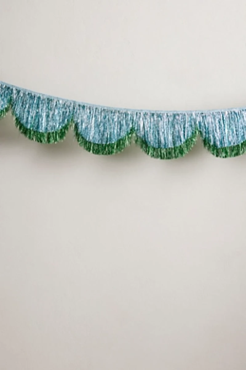 Tinsel Scallop Garland