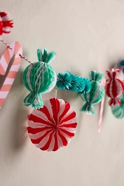 Christmas Candy Honeycomb Garland