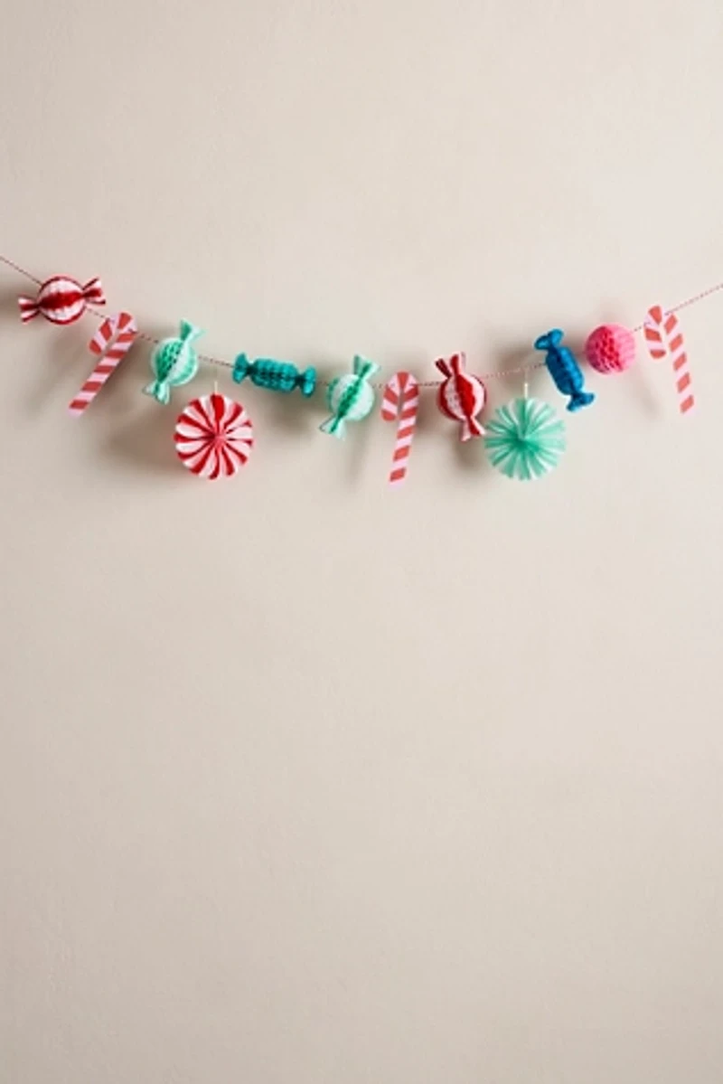 Christmas Candy Honeycomb Garland