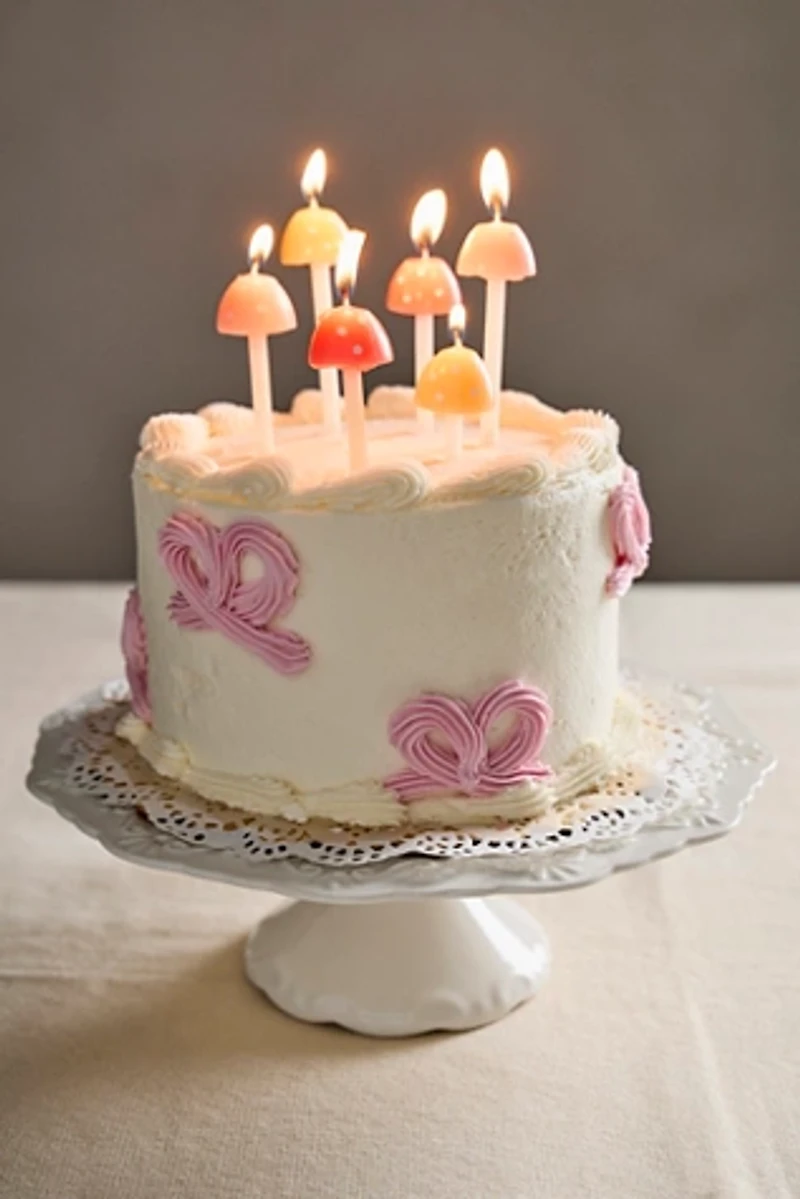 Mushroom Candle Set Of 6