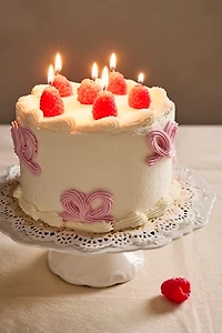 Raspberry Candles Set Of 10