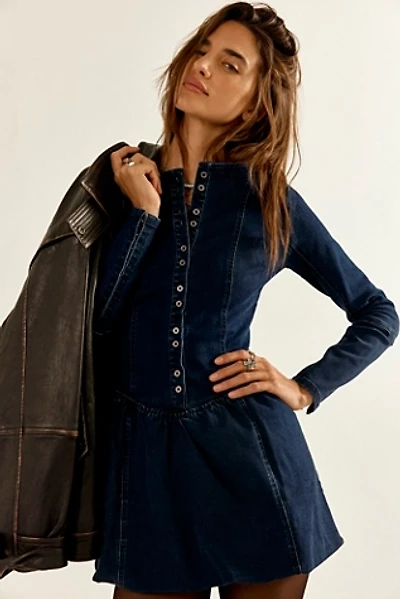 We The Free Kent Denim Mini Dress