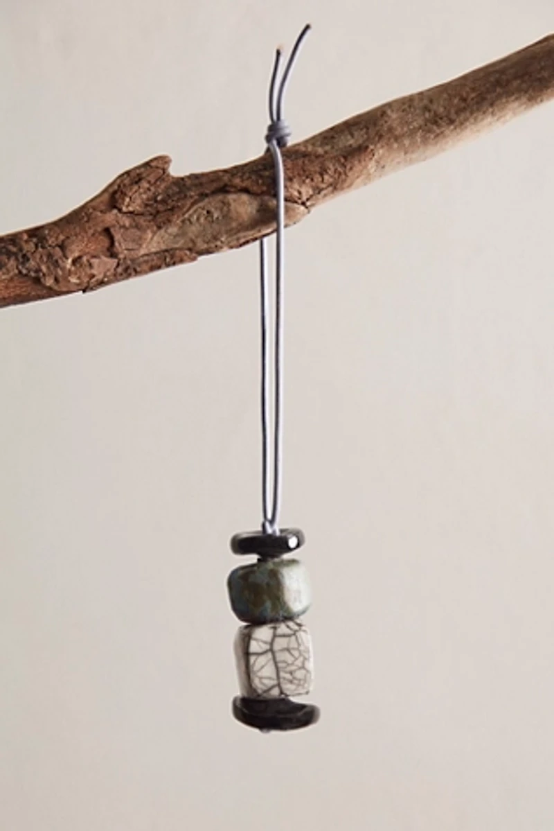 Raku Beaded Ornament