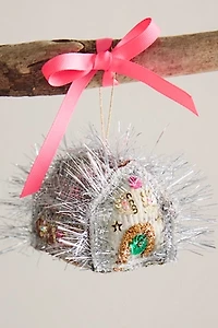 Tinsel House Ornament
