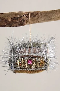 Tinsel House Ornament