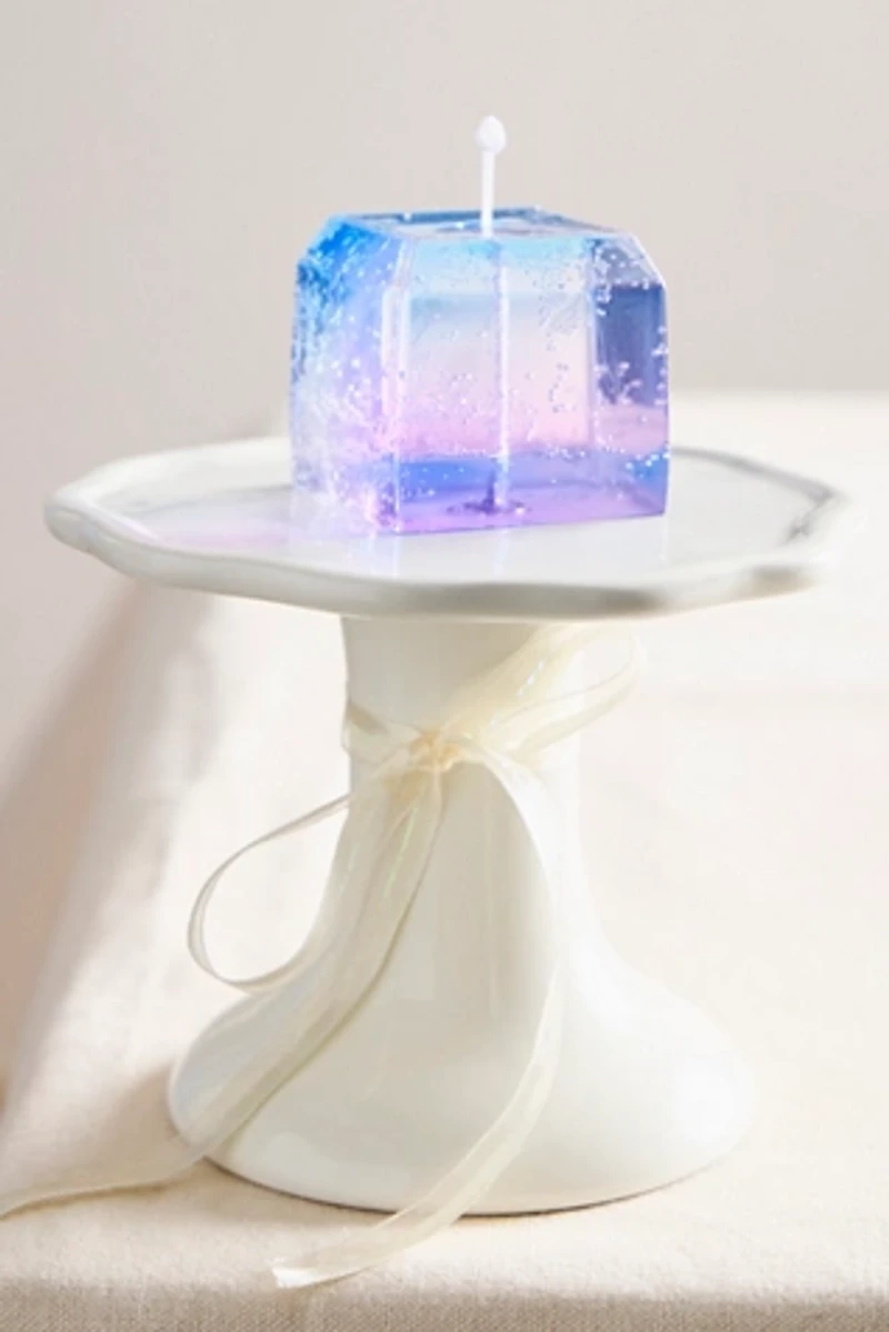 Tie Dye Ice Cube Candle