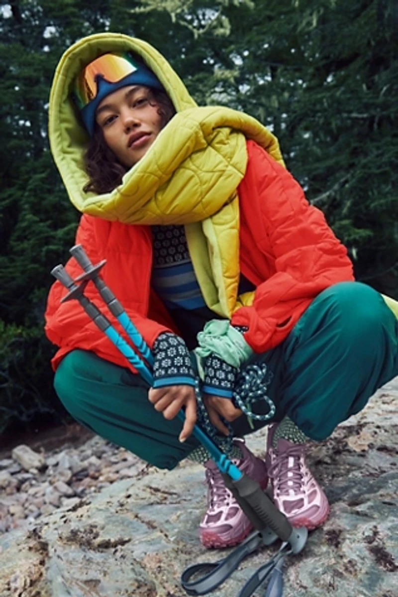 Fleece Lined Hood Scarf