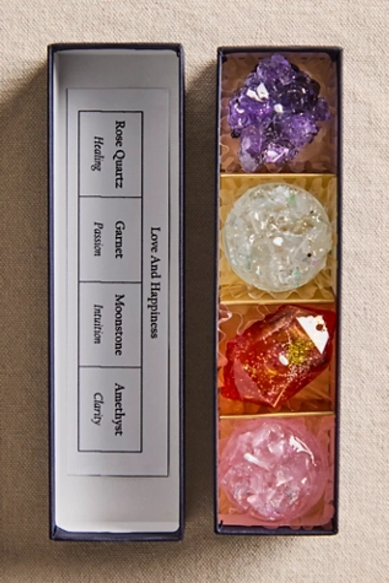 Mini Crystal Candle Set