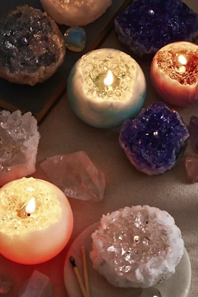 Medium Crystal Candle