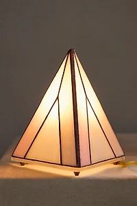 Stained Glass Pyramid Lamp