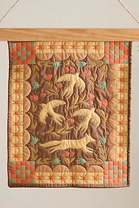 In The Mountains Small Wall Hanging