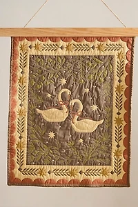 Winter Swans Large Wall Hanging