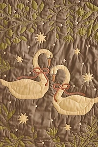 Winter Swans Large Wall Hanging