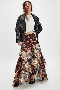 Palermo Villa Chiffon Maxi Skirt