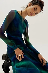 Sunnei Mesh Maxi Dress